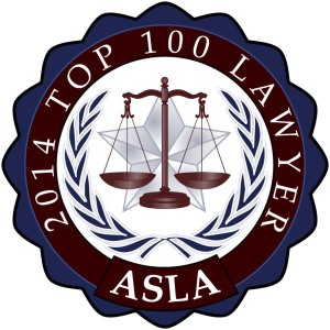 ASLA - 2014 top 100 lawyers