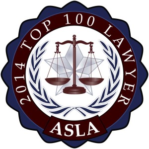 2014 Top 100 Lawyer - ASLA